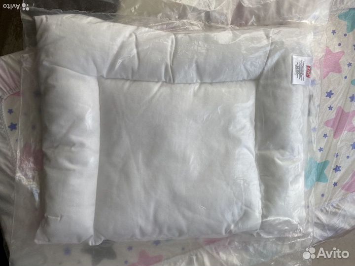 Набор матрас наматрасник клеенка подушка