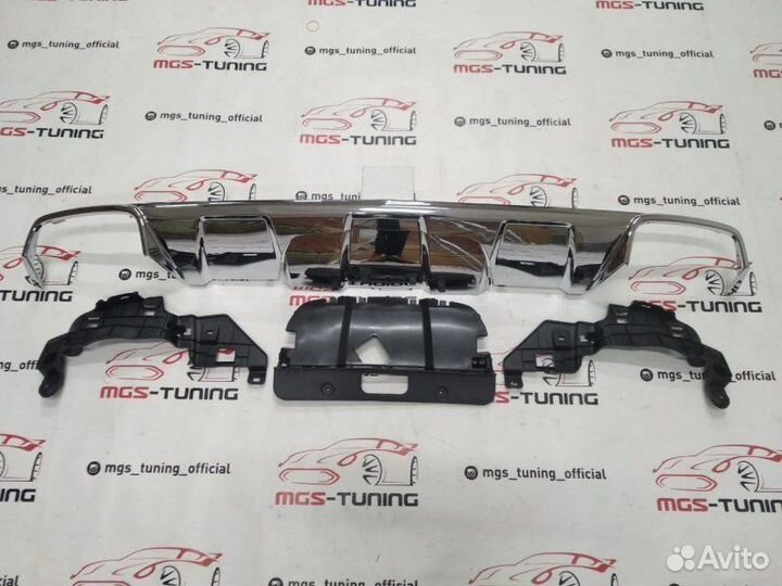 Диффузор Mercedes Benz GL63 AMG W166 хром