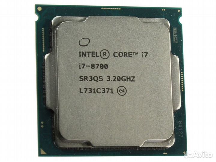 Intel Core i7-8700 3.2 GHz/6core/UHD LGA1151
