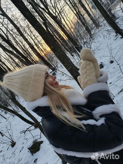 Комплект из пуха норки