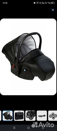 Коляска 3 в 1 indigo