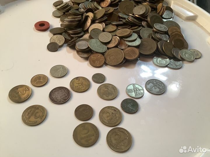 Монеты разные.ссср, Россия, Юбилейные, иностранные