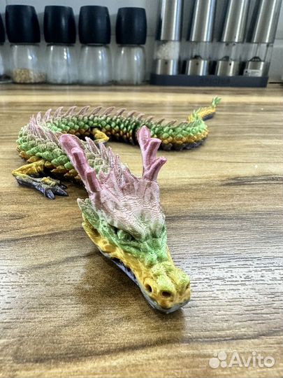 3d китайский дракон