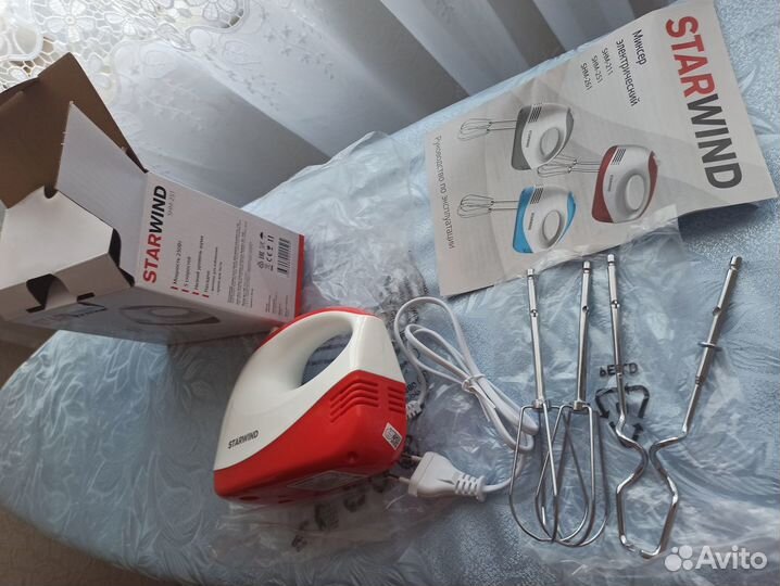Новый миксер Starwind, насадки, комплект