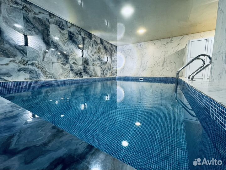 Баня сауна с бассейном