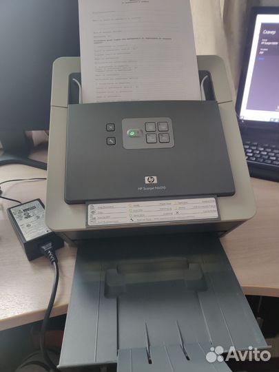 Потоковый двусторонний сканер HP Scanjet N6010