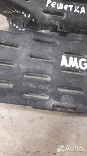 Решетка бампера передняя левая Mercedes W167 Amg
