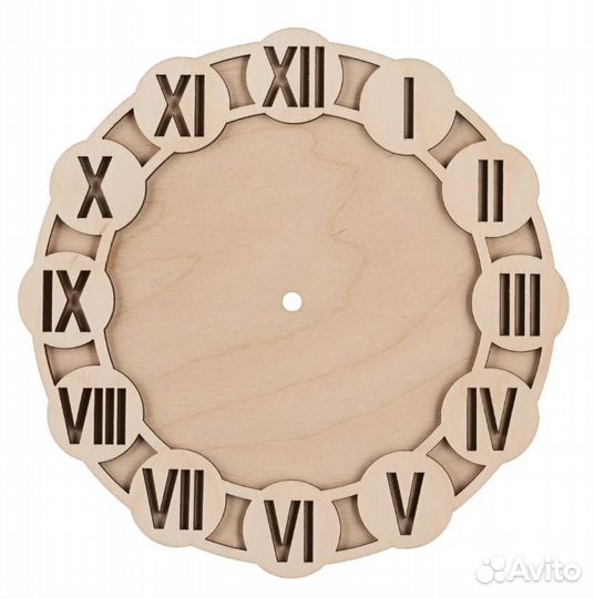 Заготовки часов и цифр для творчества