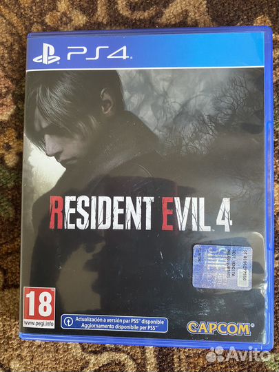 Resident evil 4 remake ps4 диск
