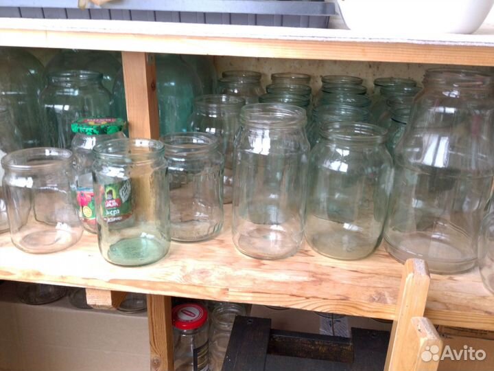 Банки стеклянные разных форматов. Только самовывоз