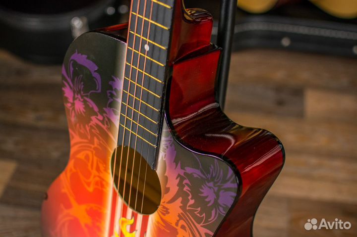 Акустическая гитара Belucci + Аксессуары