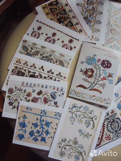Наб откр Украинск орнамент илл. Н.Самокиша 15 шт