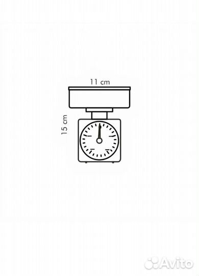 Весы кухонные, механические - 500 гр
