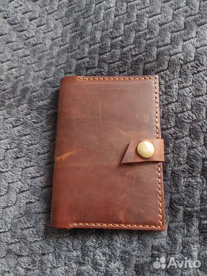 Обложка для автодокументов натуральная кожа