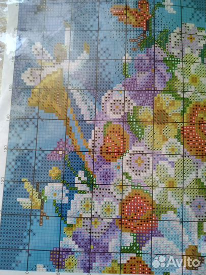 Остатки от набора для вышивки крестом