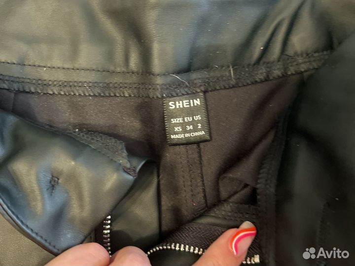 Кожаные шорты