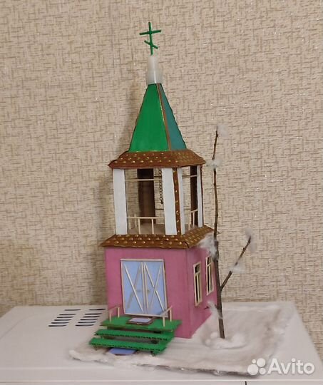 Поделка храм на Пасху