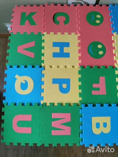 Детский игровой коврик - пазл