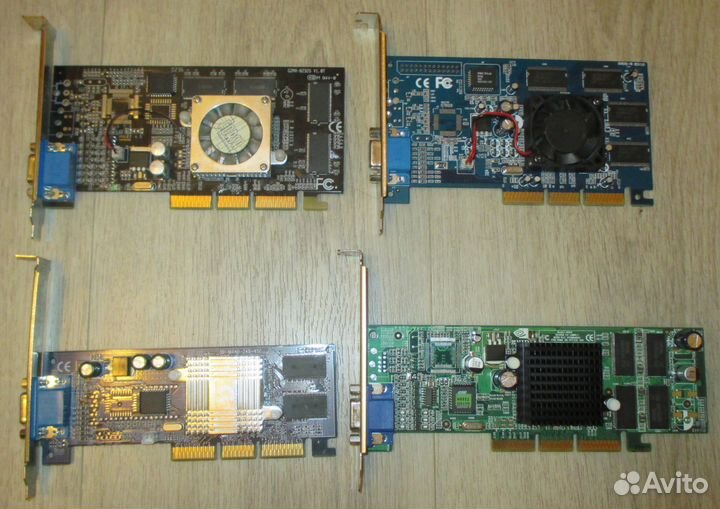 Винтажные видеокарты AGP