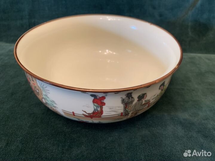 Салатник фарфор старый китай