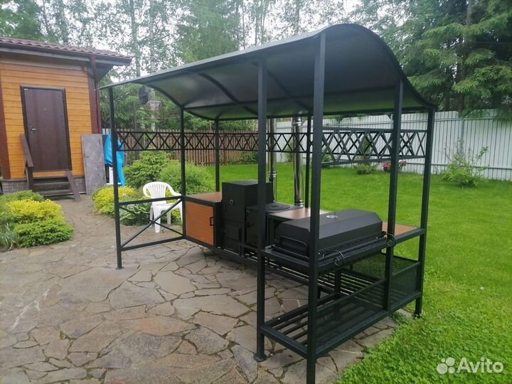 Уличная кухня барбекю