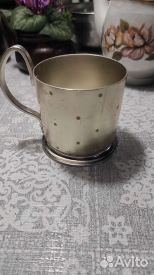 Подстаканник ссср.Алюминий