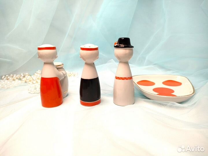 Набор для специй латыши рига СССР фарфор