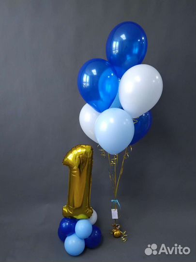 Воздушные шарики на годик с любимым героем