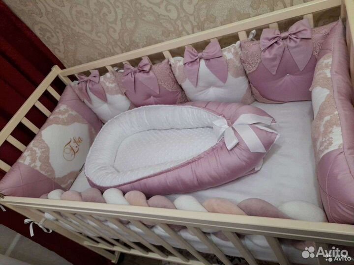 Бортики в кроватку и коса