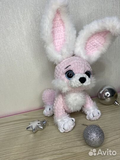 Зайка плюшевый ручная работа