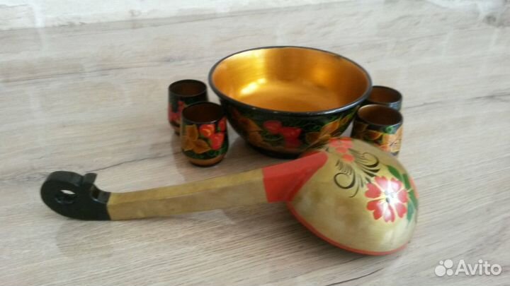 Набор посуды хохлома. Новое