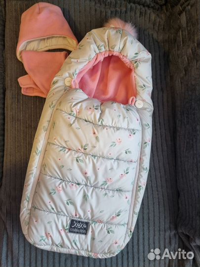 Комплект на выписку конверт в коляску