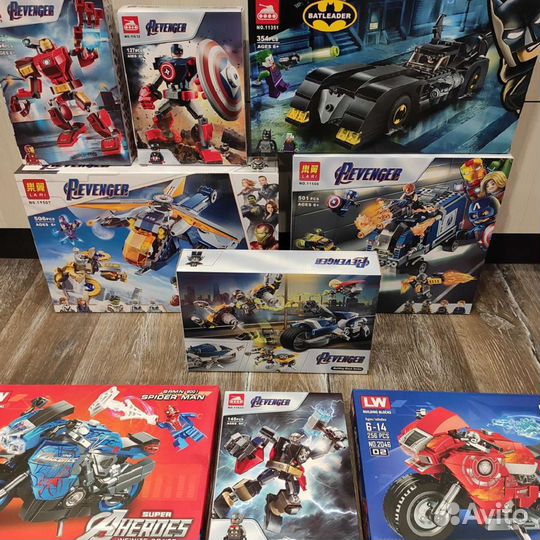 Конструктор Мстители : Атака на спортбайке