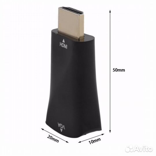Hdmi в VGA Переходник, конвертер (D-SUB)