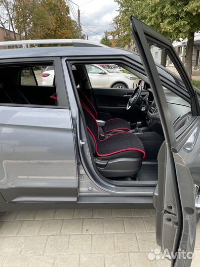 Накидки на сидения Анаконда черные с красным