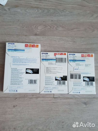 Фотобумага Epson Ultra Glossy 10x15 и 13x18