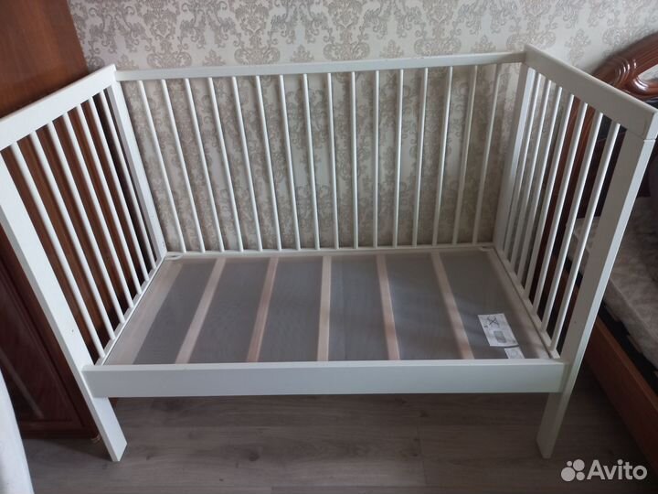 Кроватка детская IKEA 60x120 с матрасом