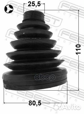 Пыльник ШРУСа внутренний Chevrolet Cruze 1.6 83Kw