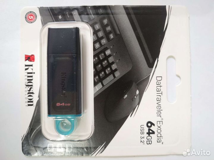 Usb flash накопитель 64,128Gb Kingston