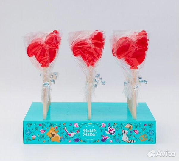 Леденцы из изомальта Петушок на палочке