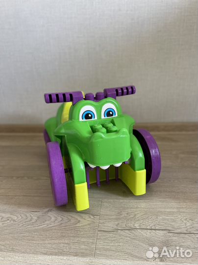 Машинка-крокодил Mattel Mega Bloks