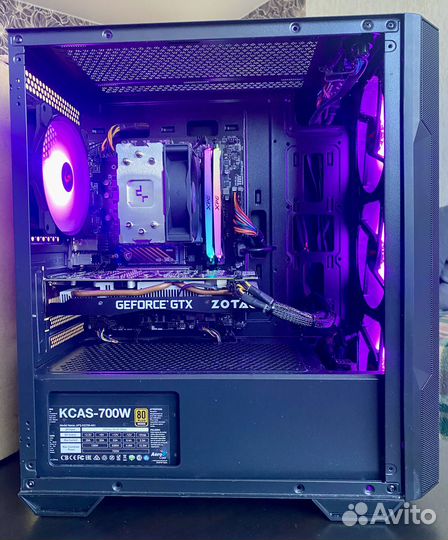 Игровой компьютер intel i5-12400F/16Gb/RTX2060Supe