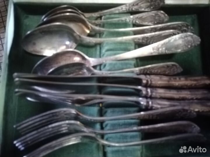 Мельхиоровые ложки и вилки