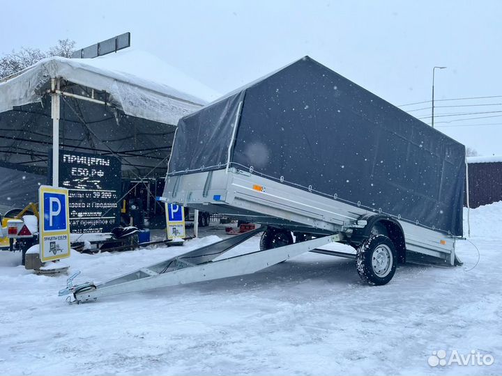 Прицеп сст 7132-09-Д (Тент и Дуги 1.53 Скос)