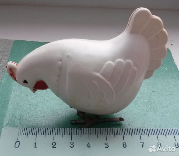 Курочка механическая заводная СССР без ключа