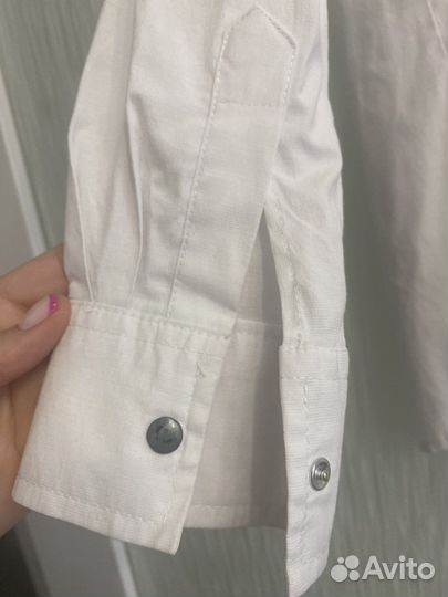 Рубашка школьная на мальчика, 116р