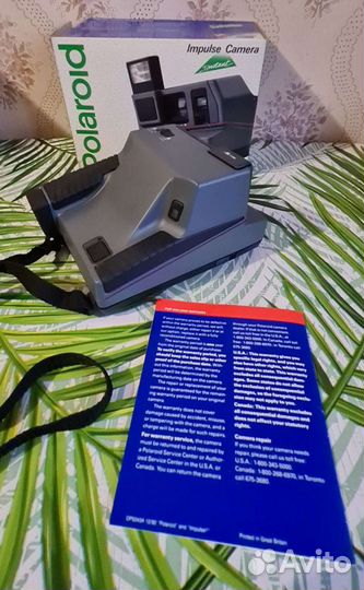 Фирменный фотоаппарат polaroid impulse camera