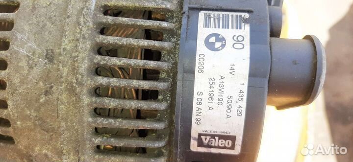 Генератор на 90А для BMW E36 E46 Valeo 1435429