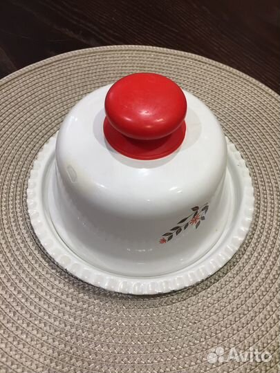 Масленка СССР эмалированная