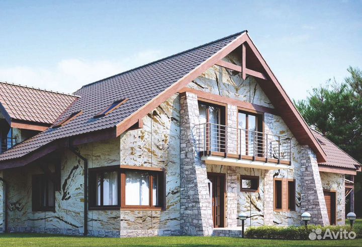 Термопанели с рисунком из натурального камня